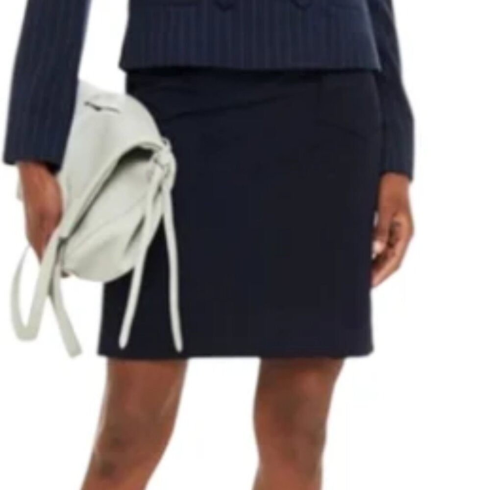 Acne Navy Pencil Skirt